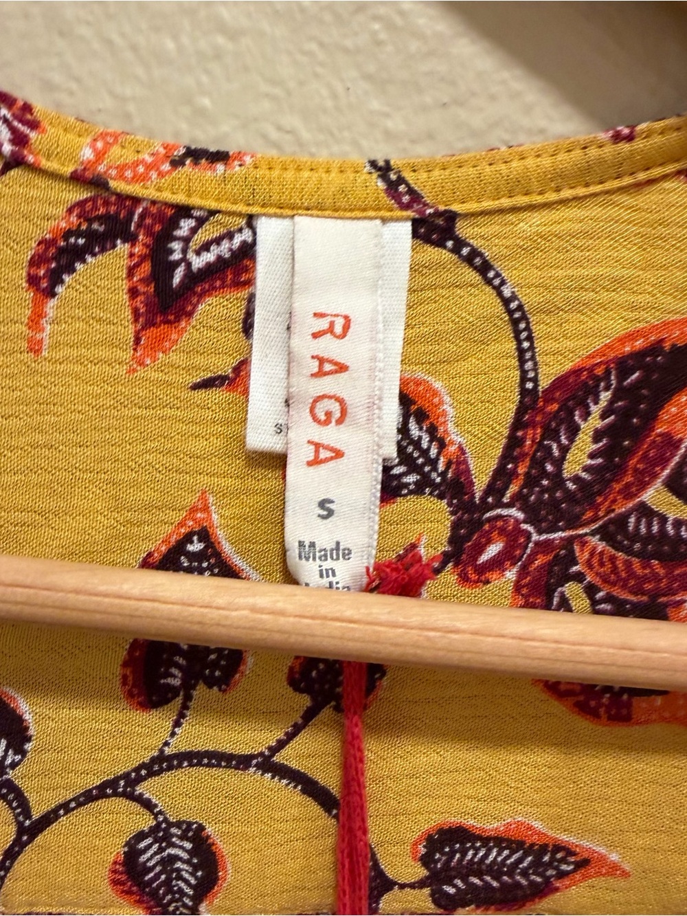 NWT Anthropologie RAGA Floral Boho Yellow Duster Kimono Small Boho - Picture 13 of 13